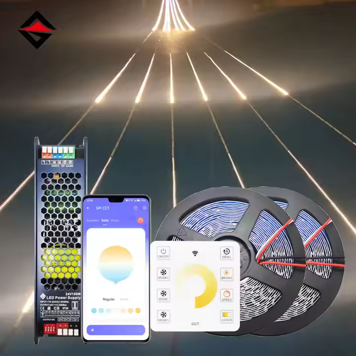 Jak připojit a použít pás tekoucí vody LED?